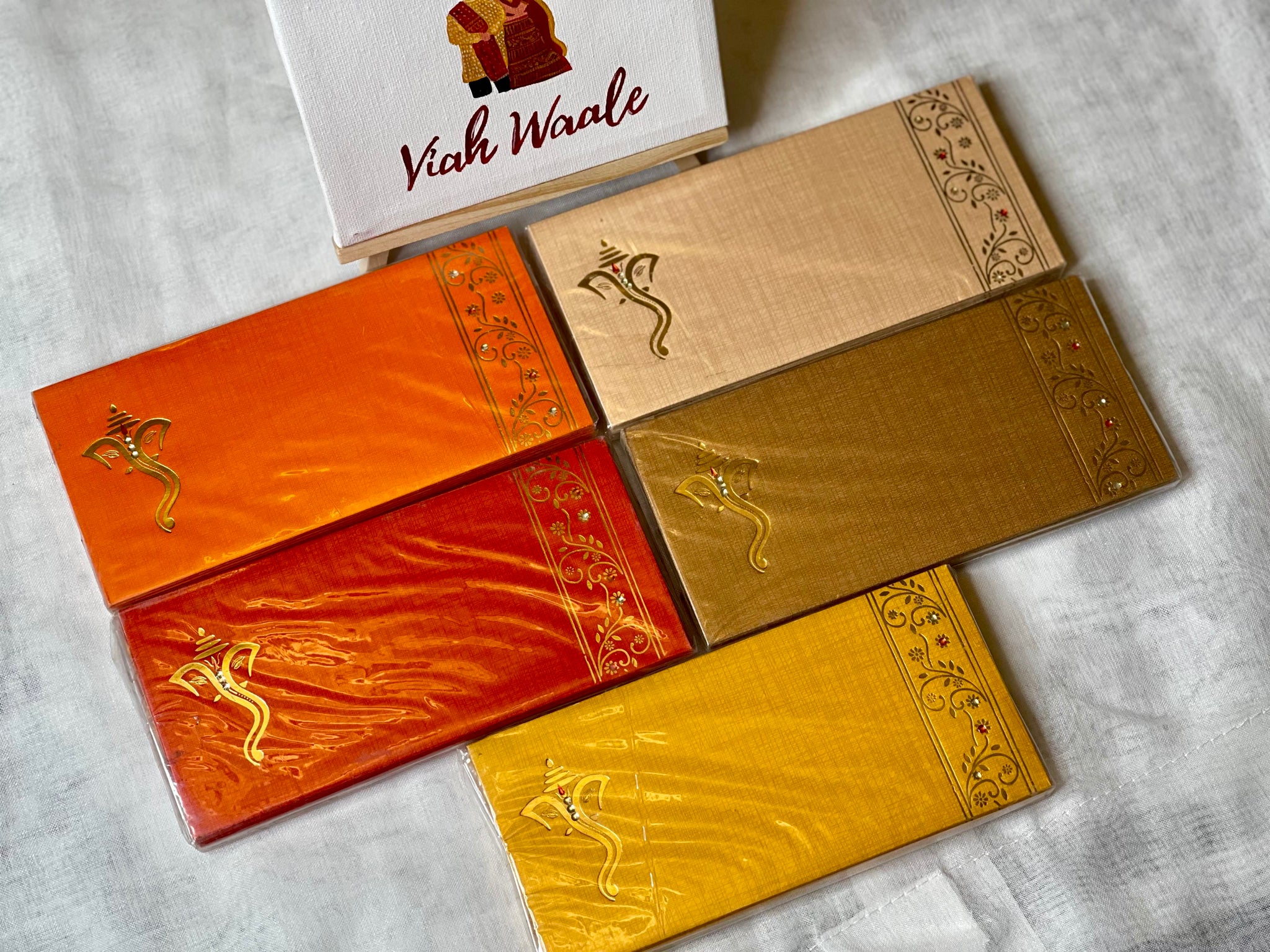 Ganesh Motif Money Envelope (5 colours)